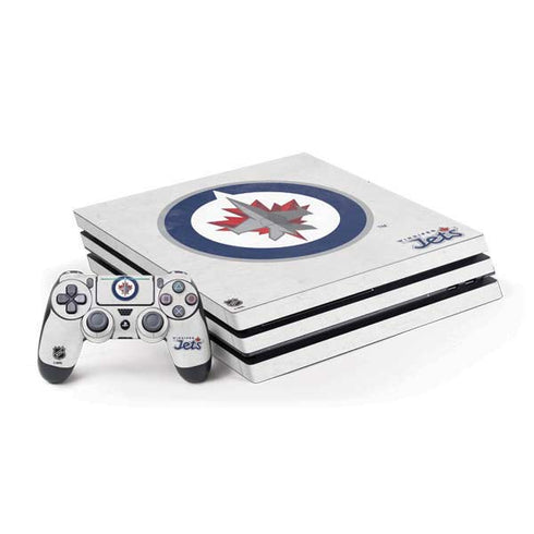 NHL Winnipeg Jets Distressed PlayStation PS4 Skins